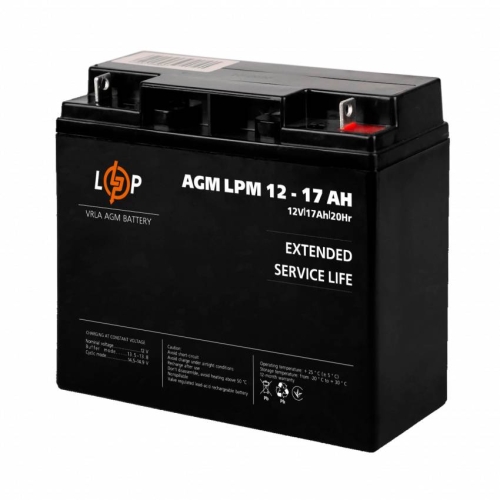 Акумулятор AGM LPM 12V - 17 Ah (2020)