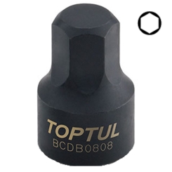 Головка HEX 8мм 1/4" (цілісна) TOPTUL BCDB0808