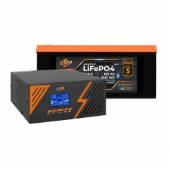 Комплект резервного живлення LogicPower ДБЖ 1050W + літієва (LiFePO4) батарея 1920 Wh