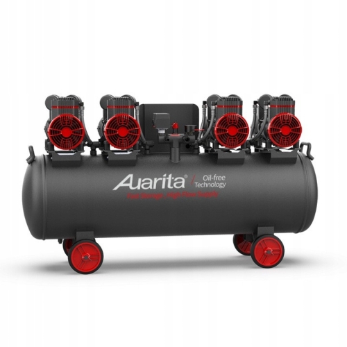 Компресор безмасляний поршневий 120л 220В  AUARITA 2-1450X4F120-220