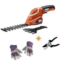 Кущоріз-ножиці акумуляторні BLACK DECKER GSL700KIT