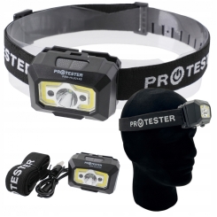 Ліхтарик налобний світлодіодний (LED+COB) PROTESTER PRO-HL0314S