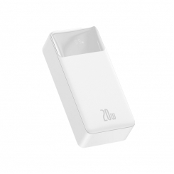 Зовнішній акумулятор Baseus Bipow Digital Display QC 20W 30000mAh Білий PPDML-N02