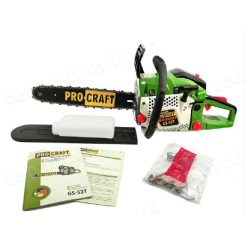 Бензопила ProCraft GS-52T 2Т Ланцюгова Легкий Старт