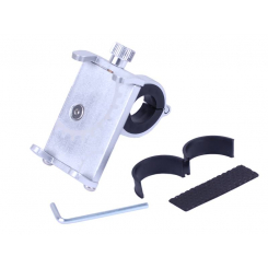 Тримач телефону (кріплення на кермо) HFCM-09 алюміній срібло