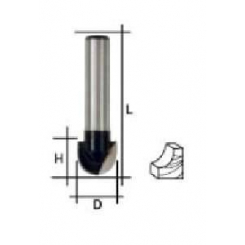 Фреза пазова гальтерна, DxHxL=10x6,5x40мм FIT