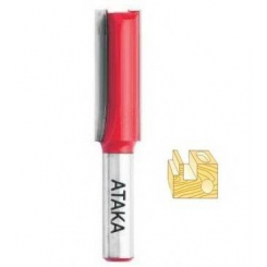 Фреза Атака 021200 пазова пряма кінцева  Ø 8х20 мм 476380