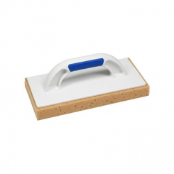 0387 Терка пластмасова (ABS) 140х280 мм, з надрізаною губкою, G-17