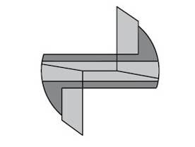 175.160.11 Фреза HW D=16 I=25 L=70 S=10x35