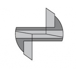 176.140.11 Фреза HW D=14 I=40 L=87 S=10x35 Z=2+1