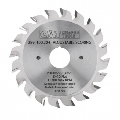 289.120.24H Пила підрізна двокорпусна D=120 F=20 K=2,8-3,6 Z=24