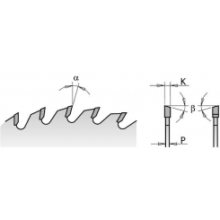 292.216.80M Пила HM 216x30x2,8/1,8 Z=80