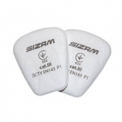 35101 арт. Предфільтр до фільтрів для захисту від аерозолів, дрібнодисперсного пилу і туманів (комплект з 2 шт)/ PROFILTR 6013 P1