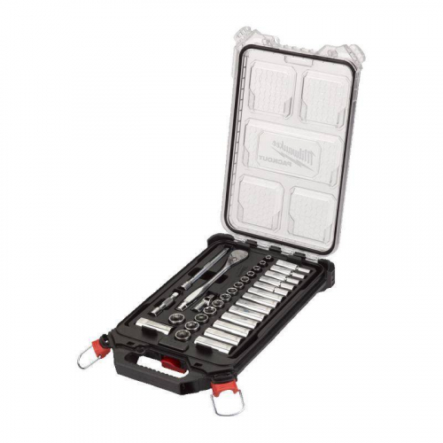 Набор метрических головок с трещоткой 3/8˝ в компактном тонком органайзере PACKOUT™ - 38 ед. (1 шт)