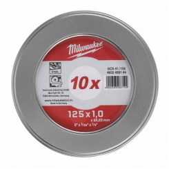 Отрезной диск SCS 41/125x1 PRO+ (10 шт) в металлическом боксе