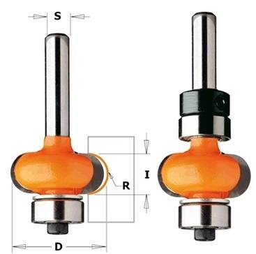 862.032.11 Фреза  HM D=19,05 R=3,2 I=6,4 S=6,35