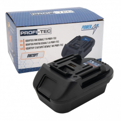 Адаптер PROFI-TEC DW20PT, з батареї DeWalt/Milwaukee  на PROFI-TEC (Makita)