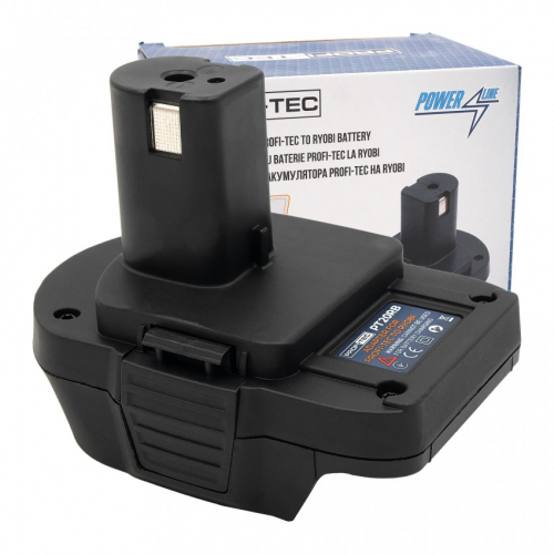 Адаптер PROFI-TEC PT20RB, з батареї PROFI-TEC (Makita) на RYOBI