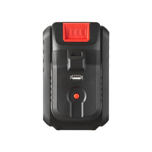 Адаптер для акумулятора Li-ion 20 В, USB 2A, LED ліхтар INTERTOOL WT-9300