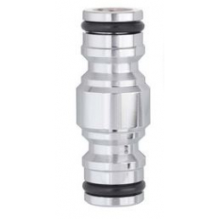 Адаптер двосторонній для конектора поливального шлангу, метал