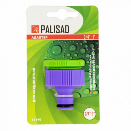 Адаптер пластмасовий, 3/4" - 1", внутрішнє різьблення PALISAD