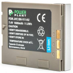 Акумулятор PowerPlant JVC BN-V114U 1600mAh