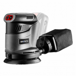 Аккумуляторна ексцентрікова шлифувальна машина Energy+ 18 В, Li-Ion, підошва 125 мм