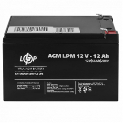 Акумулятор AGM LPM 12V - 12 Ah