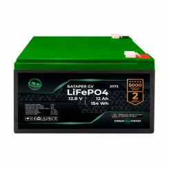 Акумулятор GV LiFePO4 12,8V - 12Ah (154Wh)