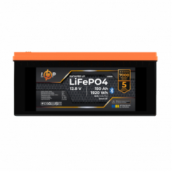 Акумулятор LP LiFePO4 12,8V - 150 Ah (1920Wh) (BMS 100A/75А) пластик Smart BT