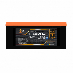 Акумулятор LP LiFePO4 12,8V - 150 Ah (1920Wh) (BMS 150A/75А) пластик Smart BT