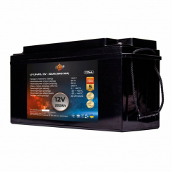Акумулятор LP LiFePO4 12V (12,8V) - 202 Ah (2586Wh) (BMS 80A) пластик