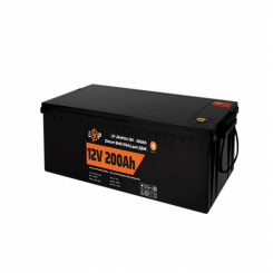 Акумулятор LP LiFePO4 12V - 200 Ah (Smart BMS 100А) з BT пластик для ДБЖ