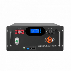 Акумулятор LP LiFePO4 51,2V - 120 Ah 6000Wh (Smart BMS 100A) с LCD RM AB