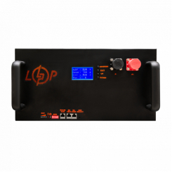 Акумулятор LP LiFePO4 51,2V - 160 Ah (8192Wh) (BMS 200A/100А) LCD метал RM Smart