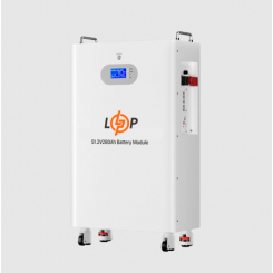 Акумулятор LP LiFePO4 51,2V - 280 Ah (14336 Wh) (Smart BMS 200A) с LCD AB RS485/CAN