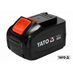 Акумулятор Li-Ion YATO : 18 В, 6 А/Год, тривалість заряджання- 3 год