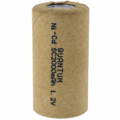 Акумулятор Ni-Cd технічний Quantum 2000mAh 1.2V SC Flat, 1шт/уп
