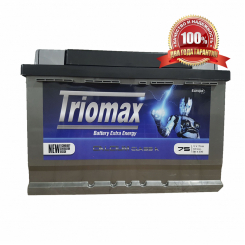 Акумулятор Westa STANDARТ TRIOMAX 6СТ-75 АЗ + праворуч