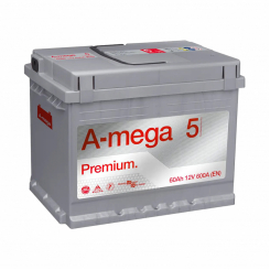 Акумулятор авто Мегатекс A-mega Premium (M5) 6СТ-60-А3 (прав) ТХП 600
