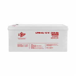Акумулятор гелевий LPM-GL 12V - 250 Ah