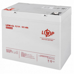 Аккумулятор гелевий LPM-GL 12V - 55 Ah