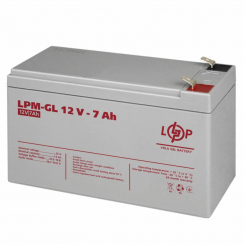 Акумулятор гелевий LPM-GL 12V - 7 Ah