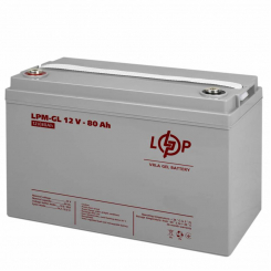 Гелевий акумулятор LPM-GL 12V - 80 Ah
