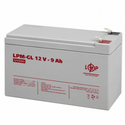 Акумулятор гелевий LPM-GL 12V - 9 Ah
