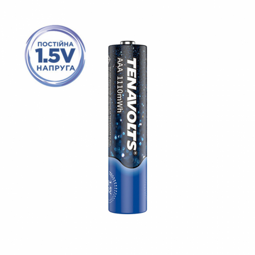 Акумулятор літієвий TENAVOLTS AAA  740mAh  1.5V 4шт./уп blister