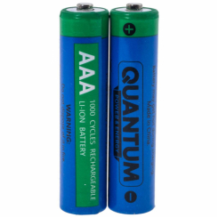 Акумулятор літій-іонний Quantum Li-ion AAA  1.5V, 500mAh blister, 2шт/уп
