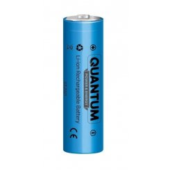 Акумулятор літій-іонний Quantum Li-ion NCM18650, 2600mAh, 1С, з клемним виступом, 1шт/уп