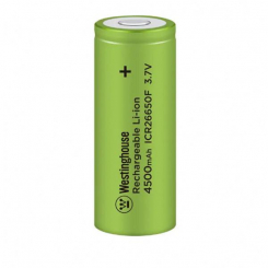 Акумулятор літій-іонний Westinghouse Li-ion ICR26650, 3,7V, 4500mAh, 0.5-1С 1шт