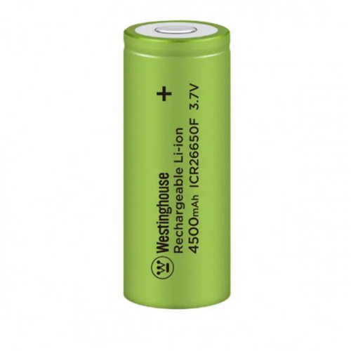 Акумулятор літій-іонний Westinghouse Li-ion ICR26650, 3,7V, 4500mAh, 0.5-1С 1шт